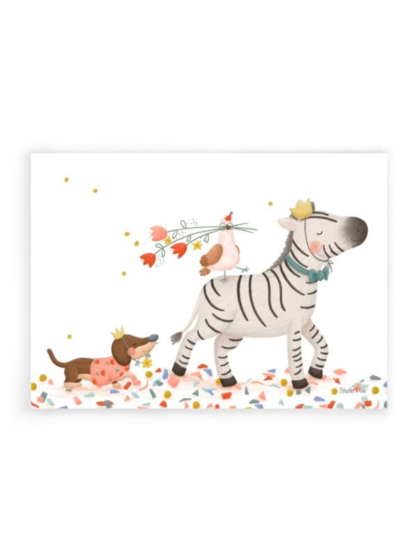 A4 print ‘confetti feestje’