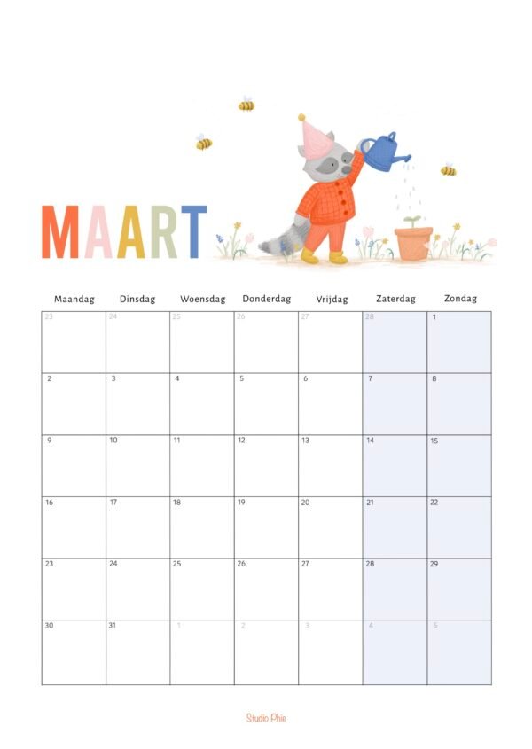 Kalender - 50 x 70 cm