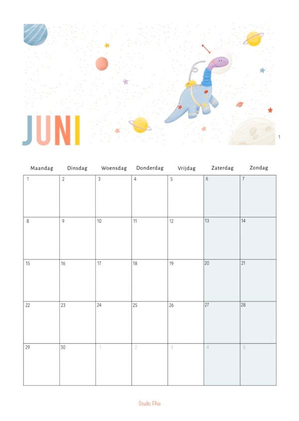 Kalender - 50 x 70 cm