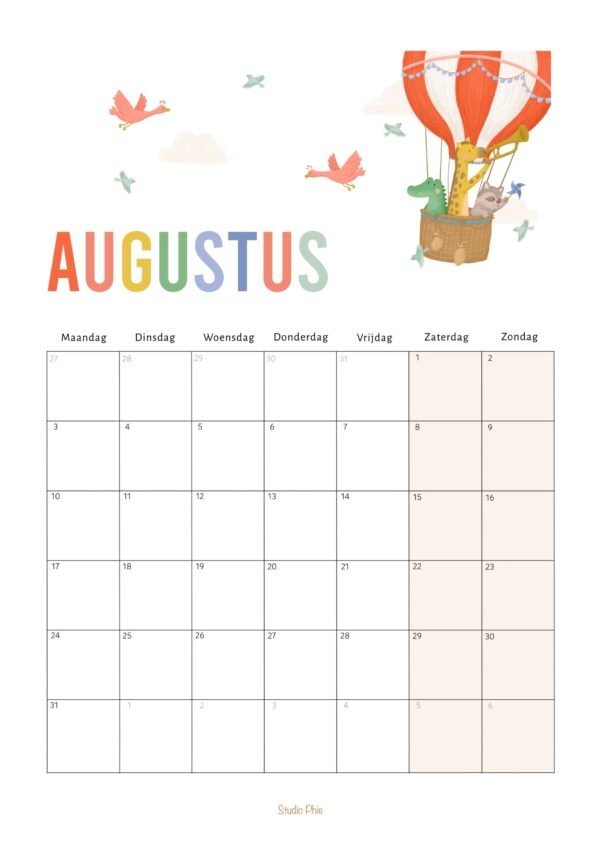 Kalender - 50 x 70 cm