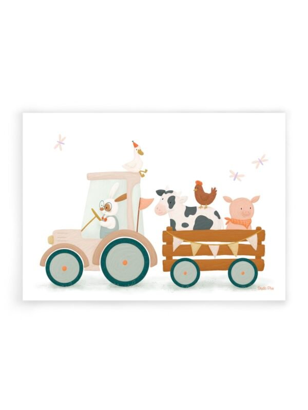 A4 print ‘boerderij dieren’