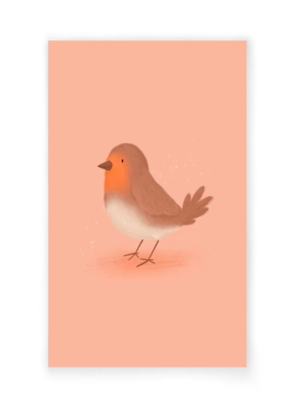 Mini kaart roodborstje