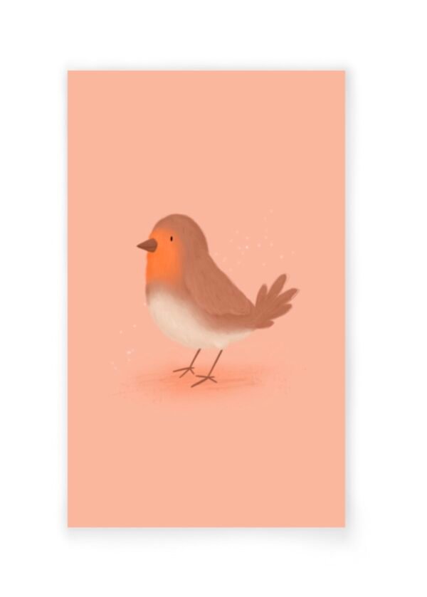 Mini kaart roodborstje