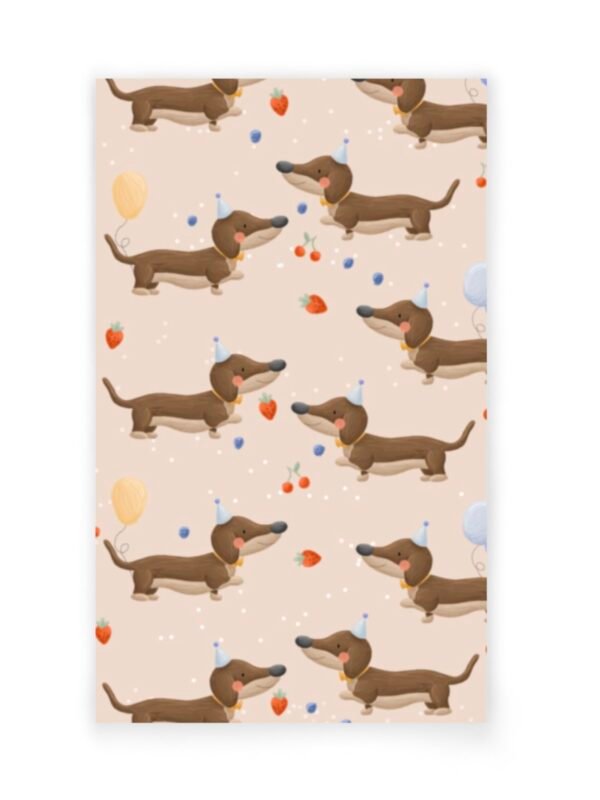 Mini kaart feest teckels