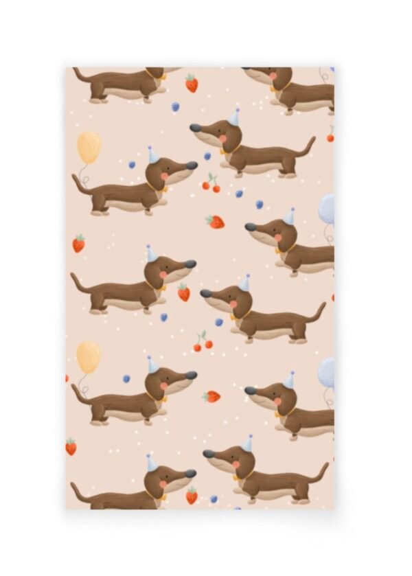 Mini kaart feest teckels